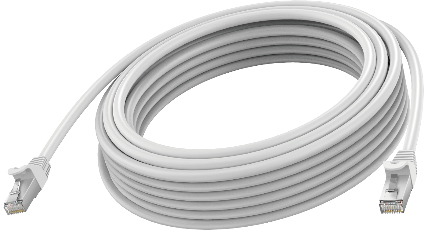 An image showing Câble CAT6A Blanc 5m